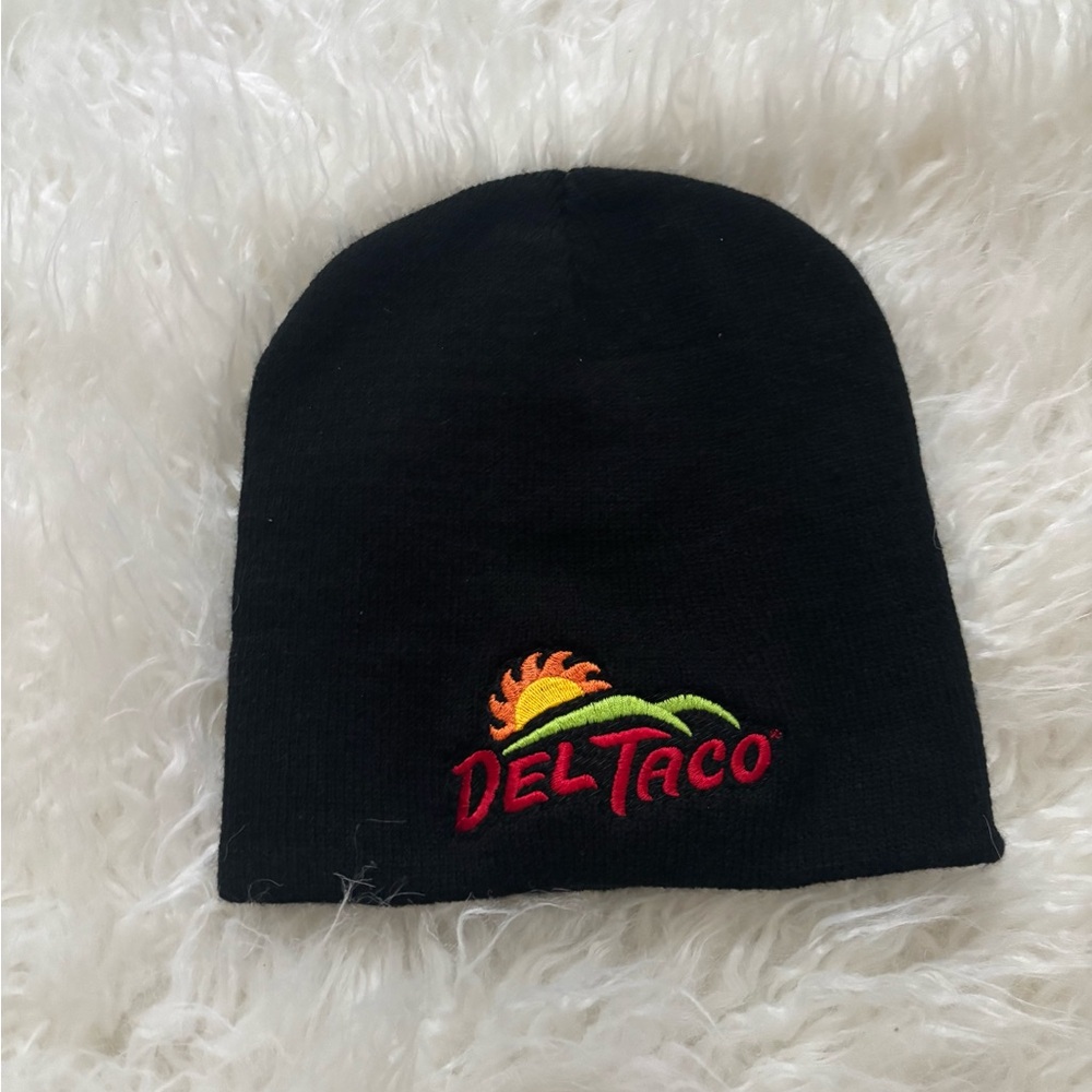 Del Taco Black Beanie